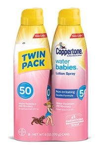 Coppertone WaterBabies Sunscreen Quick Cover Lotion Spray