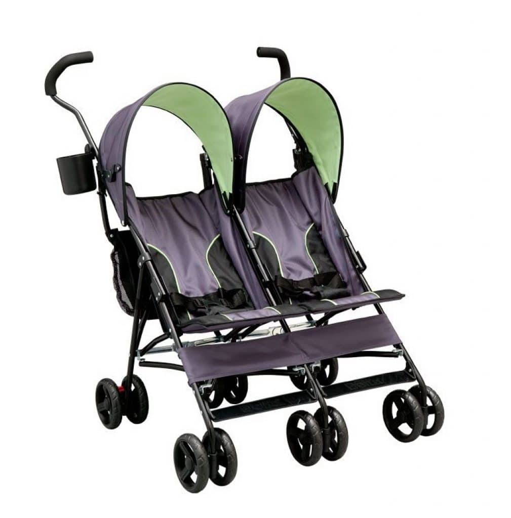 Delta Children LX Side by Side Tandem Umbrella Stroller