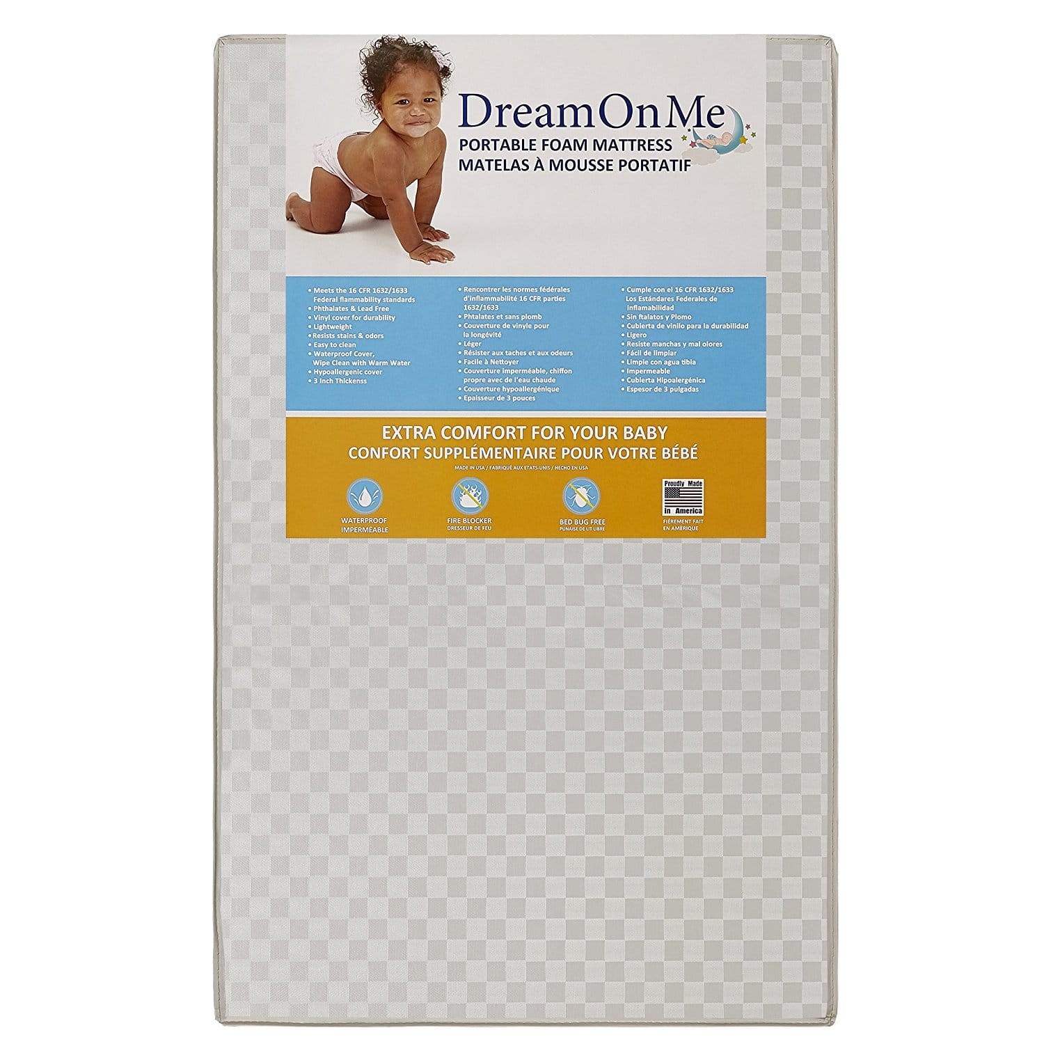Dream On Me 3 MiniPortable Crib Mattress – Best Mini Crib Mattress