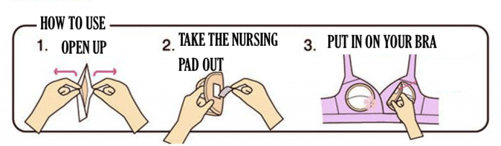 how to use the Nursing Pads