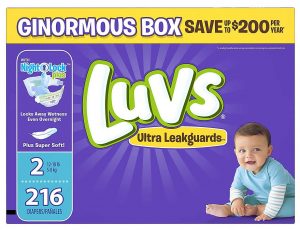 Luvs Ultra Leakguards Disposable Baby Diapers