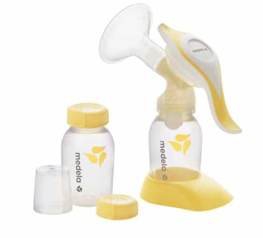 Medela Manual Breast Pump Harmony Breast Pump Portable 2Phase Expression Technology Ergonomic Swivel Handle Designed for Occasional Time Away from Baby
