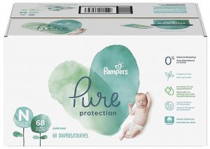 Pampers Pure Hypoallergenic Disposable Baby Diapers