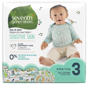 Seventh Generation ultra absorbent Baby Diapers