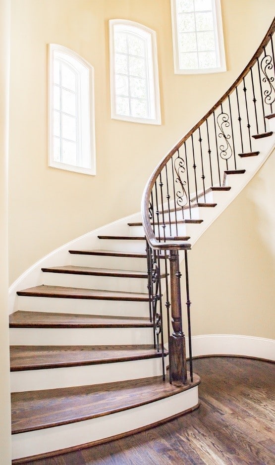 Stair case with additional baby gates