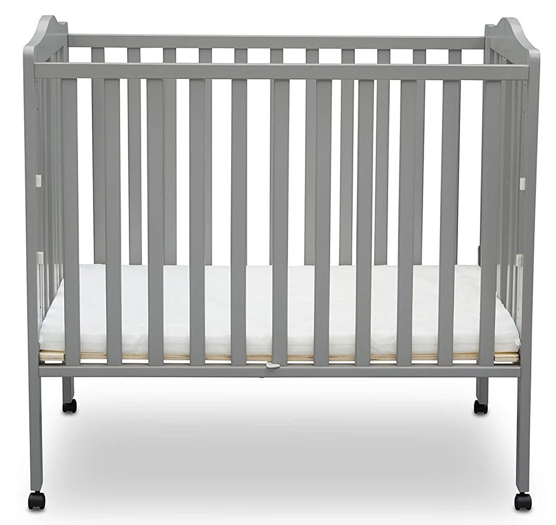 Delta Children Folding Portable Mini Baby Crib