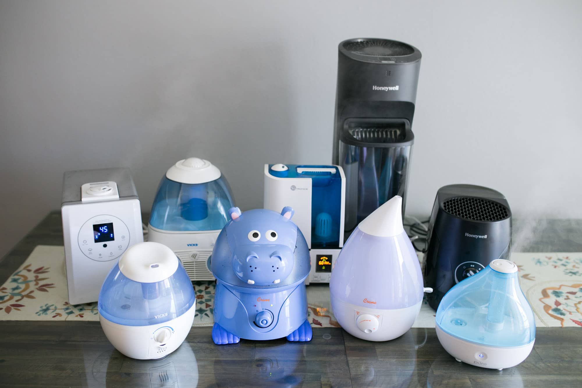 Different types of humidifiers