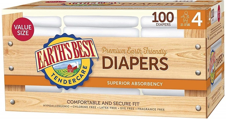 Earth's Best TenderCare Disposable Baby Diapers