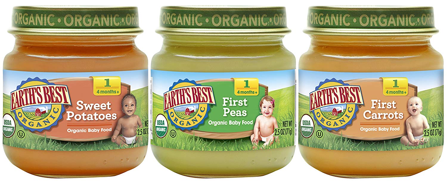 Earth’s Best Stages 1 to 3 Organic Baby Food