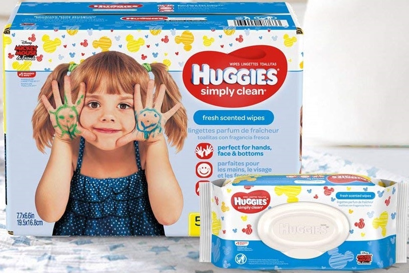 HUGGIES Simply Clean Unscented Baby Wipes