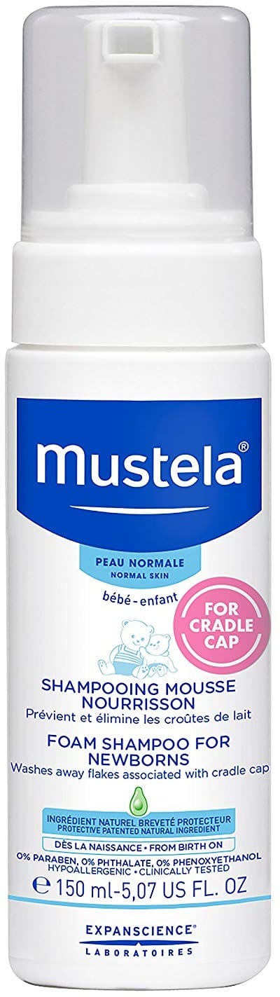 Mustela Foam Cradle Cap Treatment Baby Shampoo