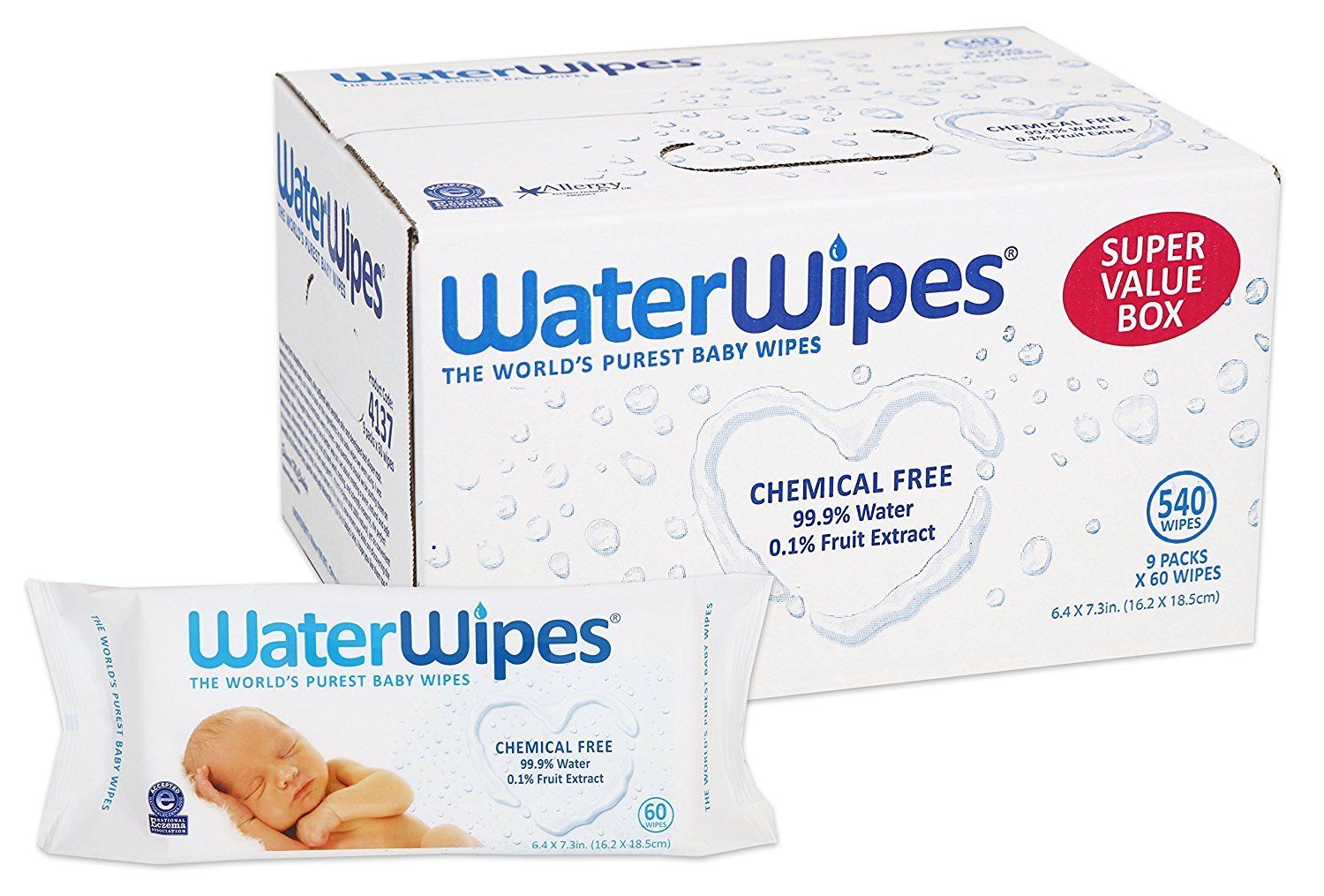 WaterWipes Sensitive Baby Wipes