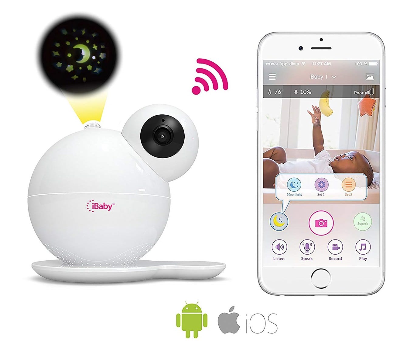 iBaby Care M7 Video Baby Monitor