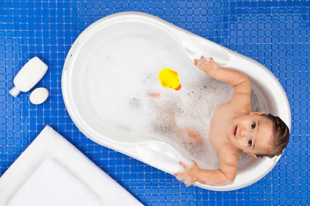 safe bubble bath for babies