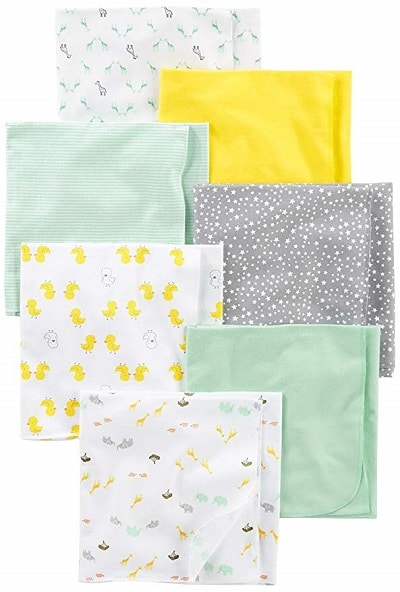 Simple Joys by Carter's Baby 7-Pack Flannel Receiving Blankets