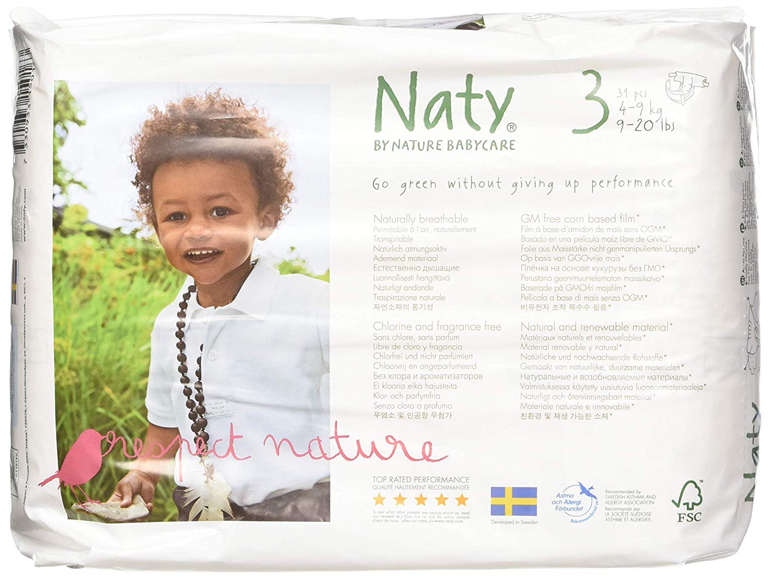 Eco by Naty Nature Disposable Diapers