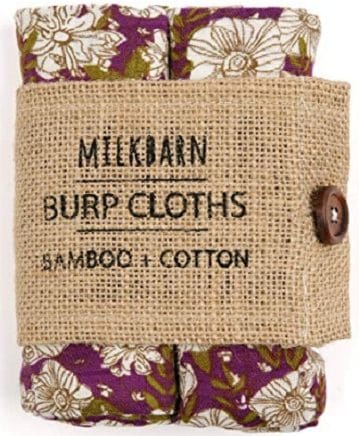 Milkbarn Bamboo Cotton Burp Cloths