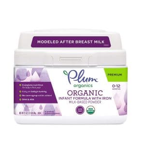 Plum Organics, Organic Infant Formula with Iron