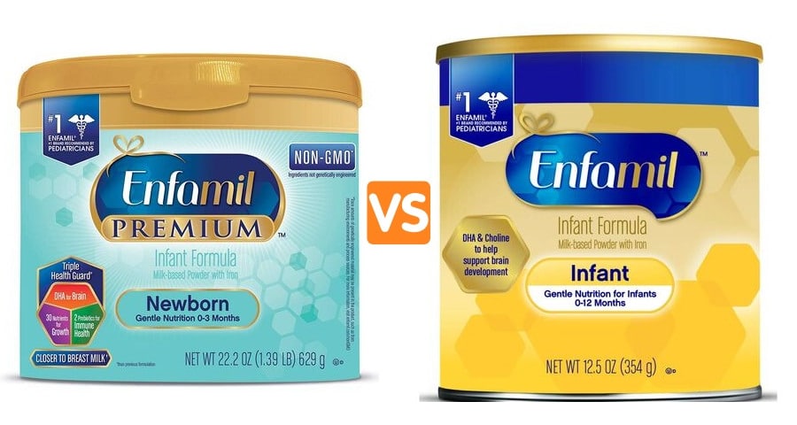 Enfamil Newborn Formula vs. Infant Formula