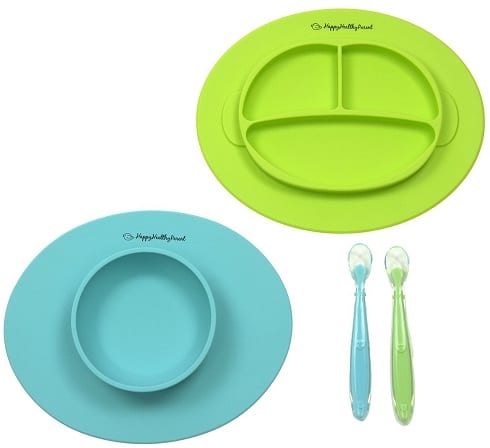 Happy Healthy Parent Silicone Bowl & Plate Set