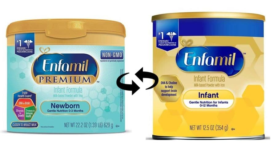 switching from Enfamil Newborn to Enfamil Newborn