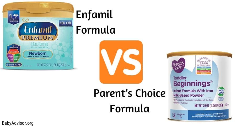 Enfamil vs. Parent’s Choice Formula