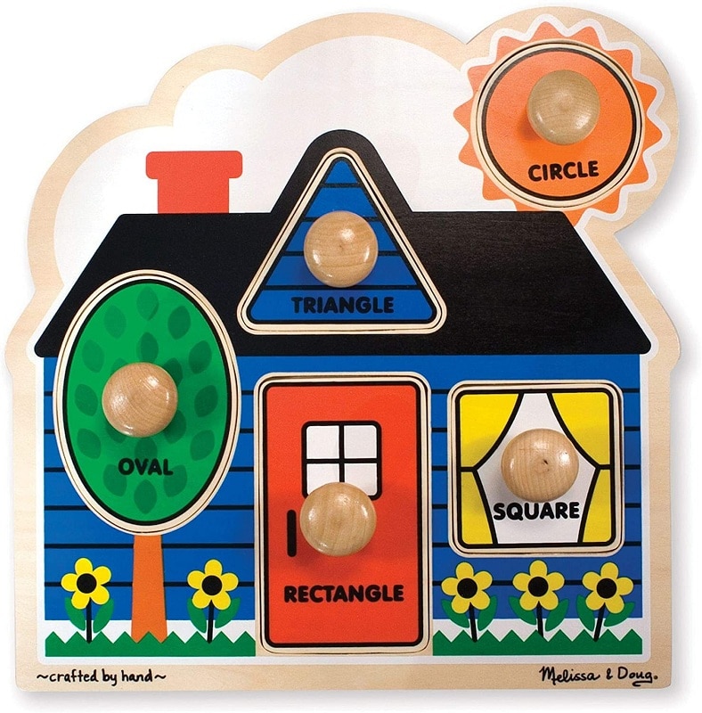 Melissa & Doug First Shapes Jumbo Knob Puzzle