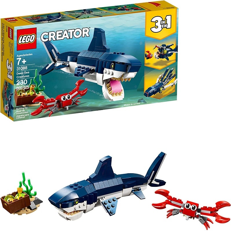 LEGO Creator 3in1 Deep Sea Creatures Make a Shark