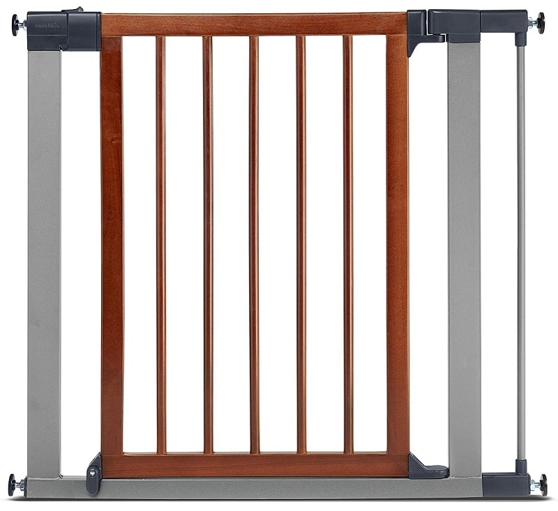 Munchkin Wood & Steel Pressure Mounted Baby Gate