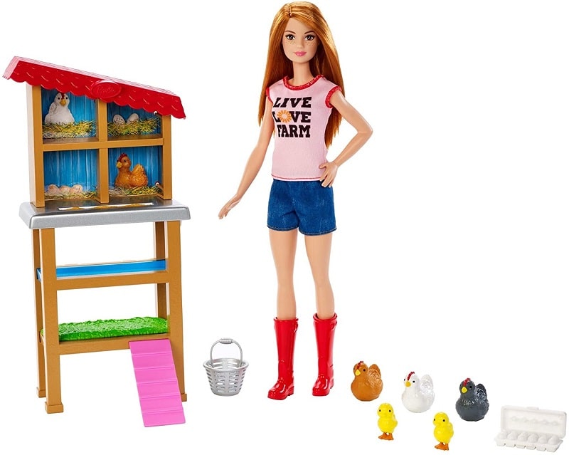 Barbie Chicken Farmer Doll