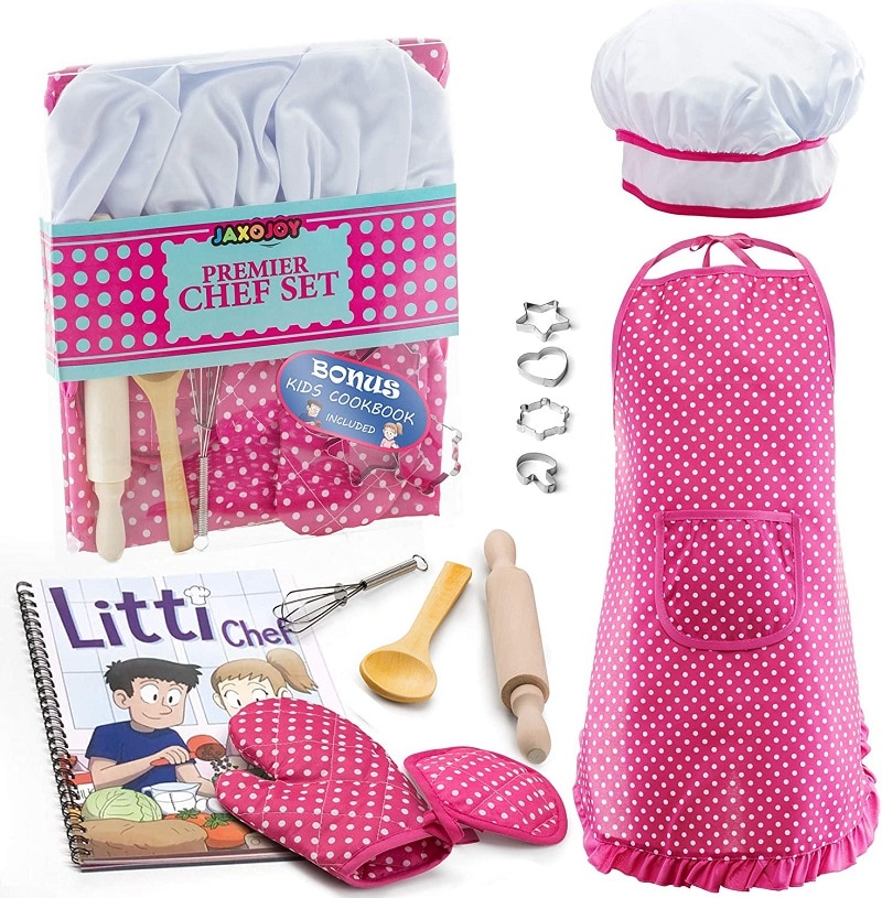 JaxoJoy Complete Kids Cooking and Baking Set