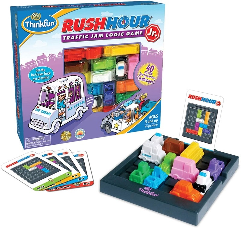 ThinkFun Rush Hour Junior Traffic Jam Logic Game