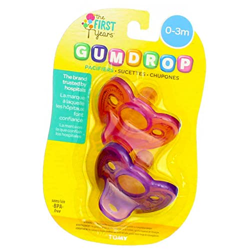 The First Years BPA Latex Phthalate free GumDrop Newborn Pacifier