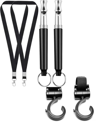 Stroller Hook - 2 Pack of Multi Purpose Hooks - Hanger for Baby Diaper Bags, Groceries, Clothing, Purse - Great Accessory for Mommy When Jogging, Walking or Shopping