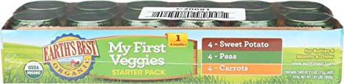 Earth’s Best Stages 1 to 3 Organic Baby Food