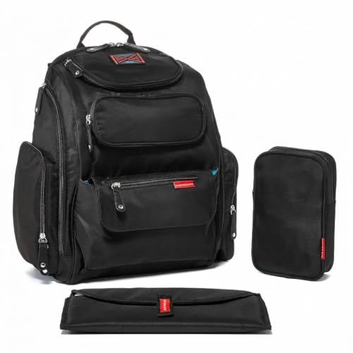 Bag Nation Diaper Bag Backpack with Stroller Straps Changing Pad and Sundry Bag