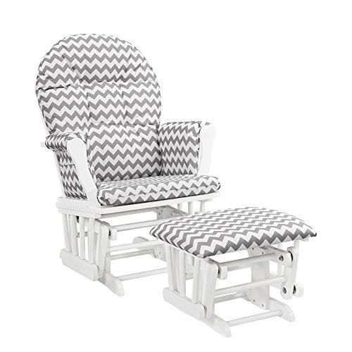 Angel Line Windsor Glider and Ottoman