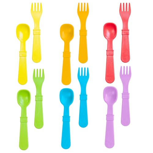 Re-Play Toddler Feeding Utensils Spoon
