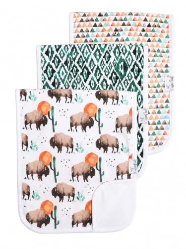 Copper Pearl Baby Burp Cloths