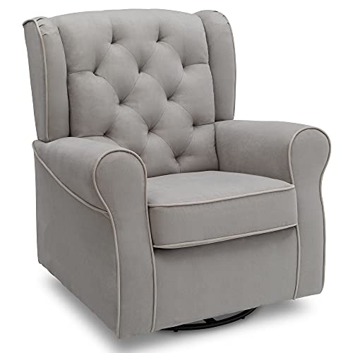 Delta Furniture Dove Grey with Soft Grey Welt Chair