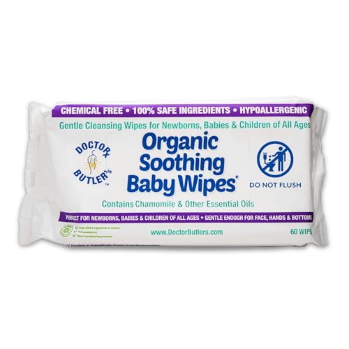 Doctor Butlers Organic Natural Soothing Wipes