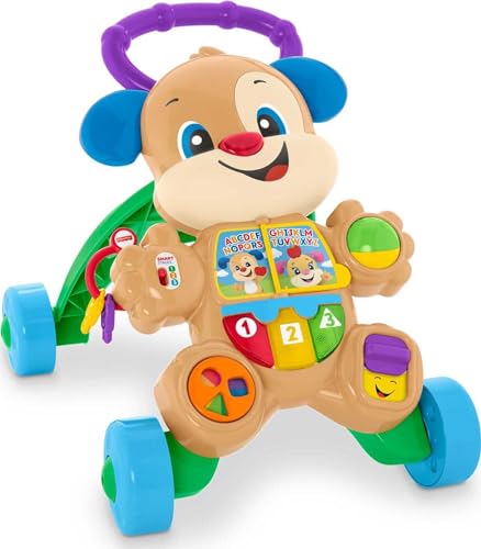 Fisher-Price Laugh & Learn Smart Stages Puppy Walker – Best Baby Walker for Carpet