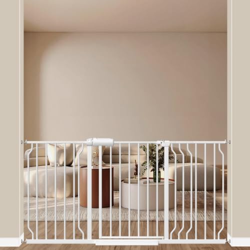 ALLAIBB Walk Through Baby Gate with Auto Close Tension