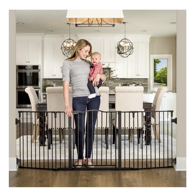 Regalo Deluxe Home Accents 74-Inch Widespan Safety Gate