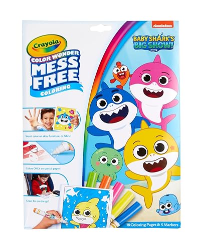 Crayola Baby Shark Wonder Pages