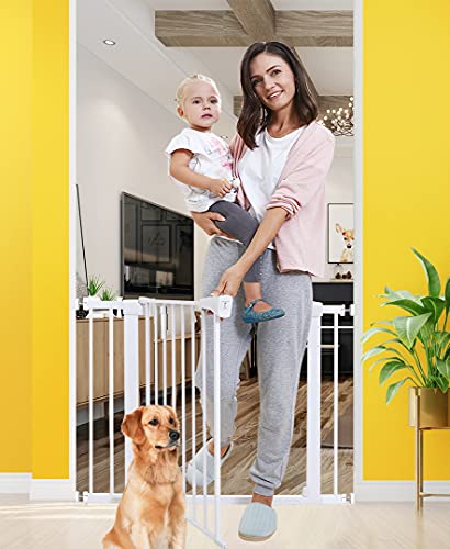 Baby Gate for Stairs with Extra Wide