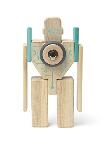 Tegu Robo Magnetic Wooden Block Set