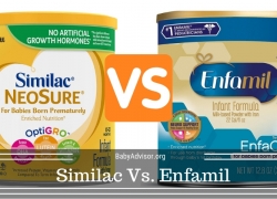 Enfamil And Similac Comparison Chart